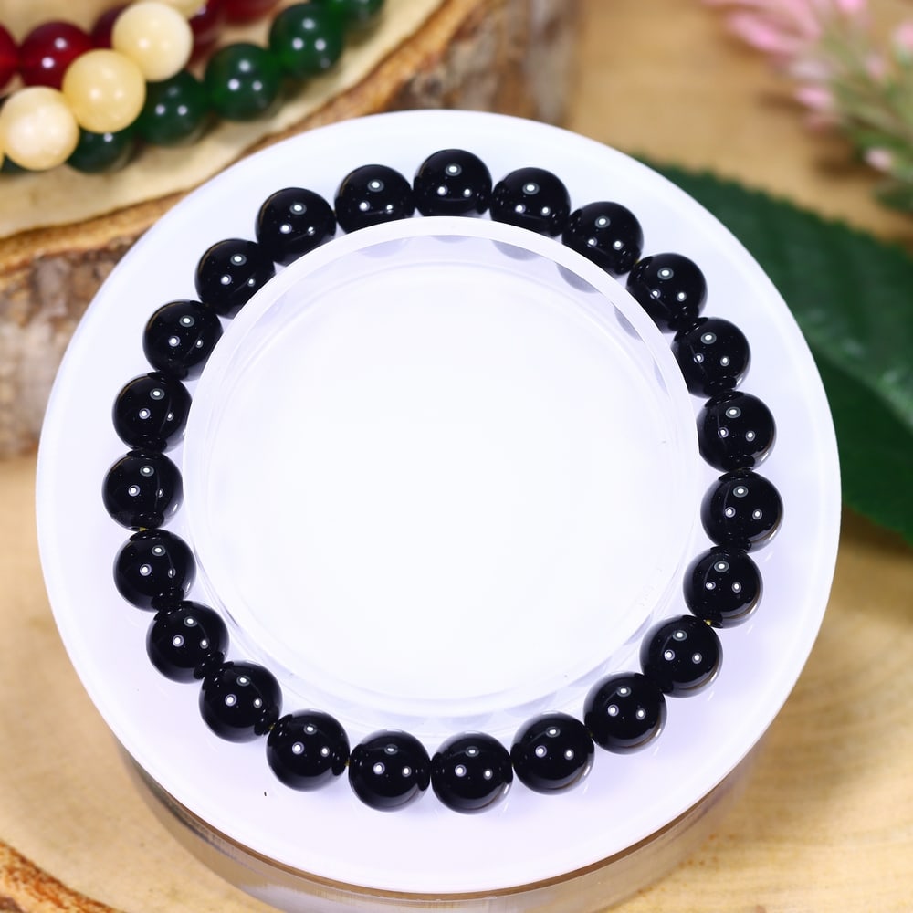 16.86g Black Tourmaline Bracelet - Polished Beads, 240B: Ksmith Heritage Auctioneers Subject: Natural Black Tourmaline Carat Weight: 16.86g