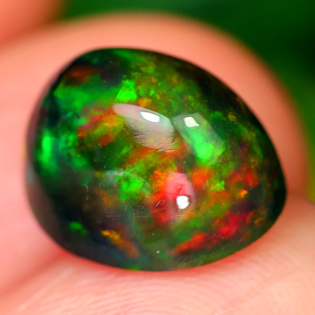2.74Ct Natural Ethiopian Welo Smoked Opal - Ethiopian Opal - Oval Cabochon, 538A: Ksmith Jewels Global Welcome to our auction house, today auction brought to you by Ksmith Jewels Global based in Penang, Malaysia specialize in all kinds of opal and color gemstone both in manufacturi