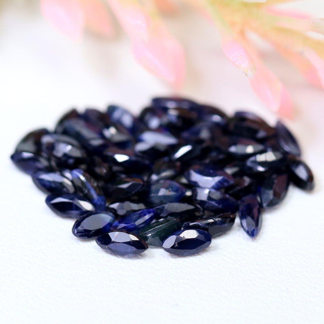 5.15Ct Natural Wholesale Blue Sapphire Lot - Madagascar Gemstone - Marquise Faceted, 896A: Ksmith Jewels Global Welcome to our auction house, today auction brought to you by Ksmith Jewels Global based in Penang, Malaysia specialize in all kinds of opal and color gemstone both in manufacturi