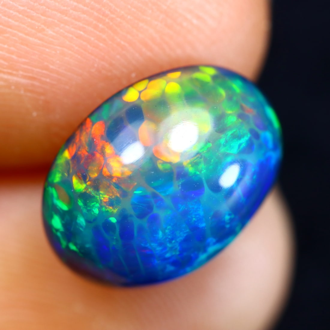 3.04Ct Natural Flashy Rainbow Smoked Ethiopian Welo Opal, 560B: Ksmith Jewels Global Welcome to our auction house, today auction brought to you by Ksmith Jewels Global based in Penang, Malaysia specialize in all kinds of opal and color gemstone both in manufacturi