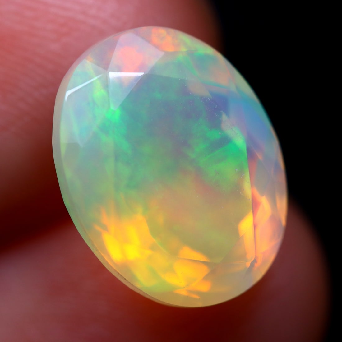 3.69Ct Natural Ethiopian Faceted Welo Opal - Ethiopian Opal, 617MZ: Ksmith Jewels Global Welcome to our auction house, today auction brought to you by Ksmith Jewels Global based in Penang, Malaysia specialize in all kinds of opal and color gemstone both in manufacturi