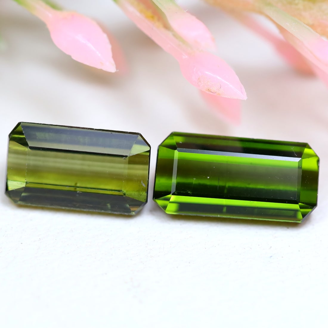 Tourmaline 2.71Ct Natural Afghanistan Green Color Tourmaline Gemstone Pair, 1102MZ: Ksmith Jewels Global Welcome to our auction house, today auction brought to you by Ksmith Jewels Global based in Penang, Malaysia specialize in all kinds of opal and color gemstone both in manufacturi