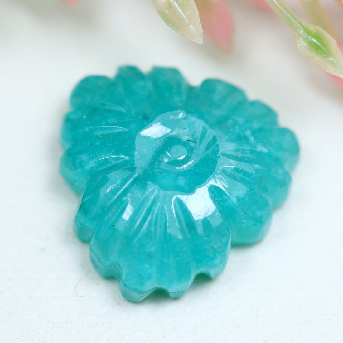 7.37Cts Natural Amazonite Hand Carved Gemstone, 654MZ: Ksmith Jewels Global Welcome to our auction house, today auction brought to you by Ksmith Jewels Global based in Penang, Malaysia specialize in all kinds of opal and color gemstone both in manufacturi