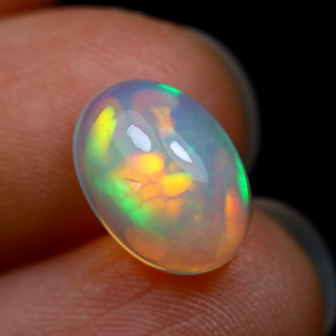 2.25Ct Natural Ethiopian Welo Opal - Ethiopian Opal Cabochon, 1106MZ: Ksmith Jewels Global Welcome to our auction house, today auction brought to you by Ksmith Jewels Global based in Penang, Malaysia specialize in all kinds of opal and color gemstone both in manufacturi