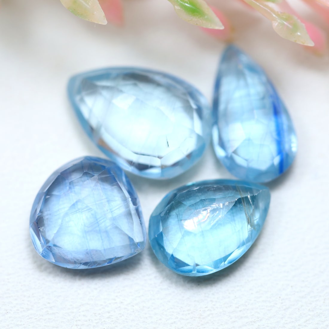 Kyanite 11.13Ct Natural Pear Cut Aqua Kyanite Lots, 636MZ: Ksmith Jewels Global Welcome to our auction house, today auction brought to you by Ksmith Jewels Global based in Penang, Malaysia specialize in all kinds of opal and color gemstone both in manufacturi