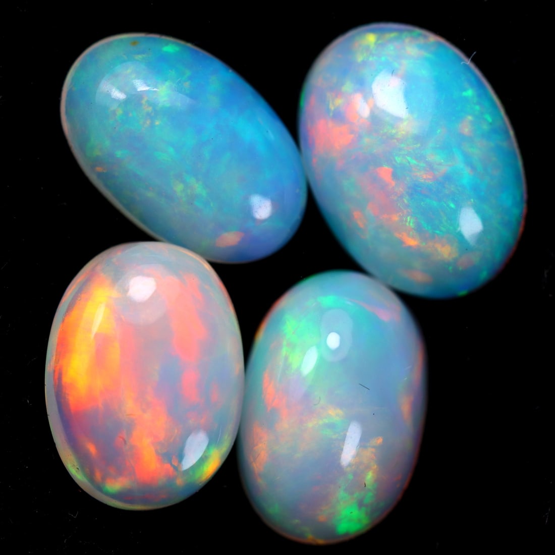 5.95Ct Natural Flashy Rainbow Ethiopian Welo Opal LOTS, 292B: Ksmith Jewels Global Welcome to our auction house, today auction brought to you by Ksmith Jewels Global based in Penang, Malaysia specialize in all kinds of opal and color gemstone both in manufacturi