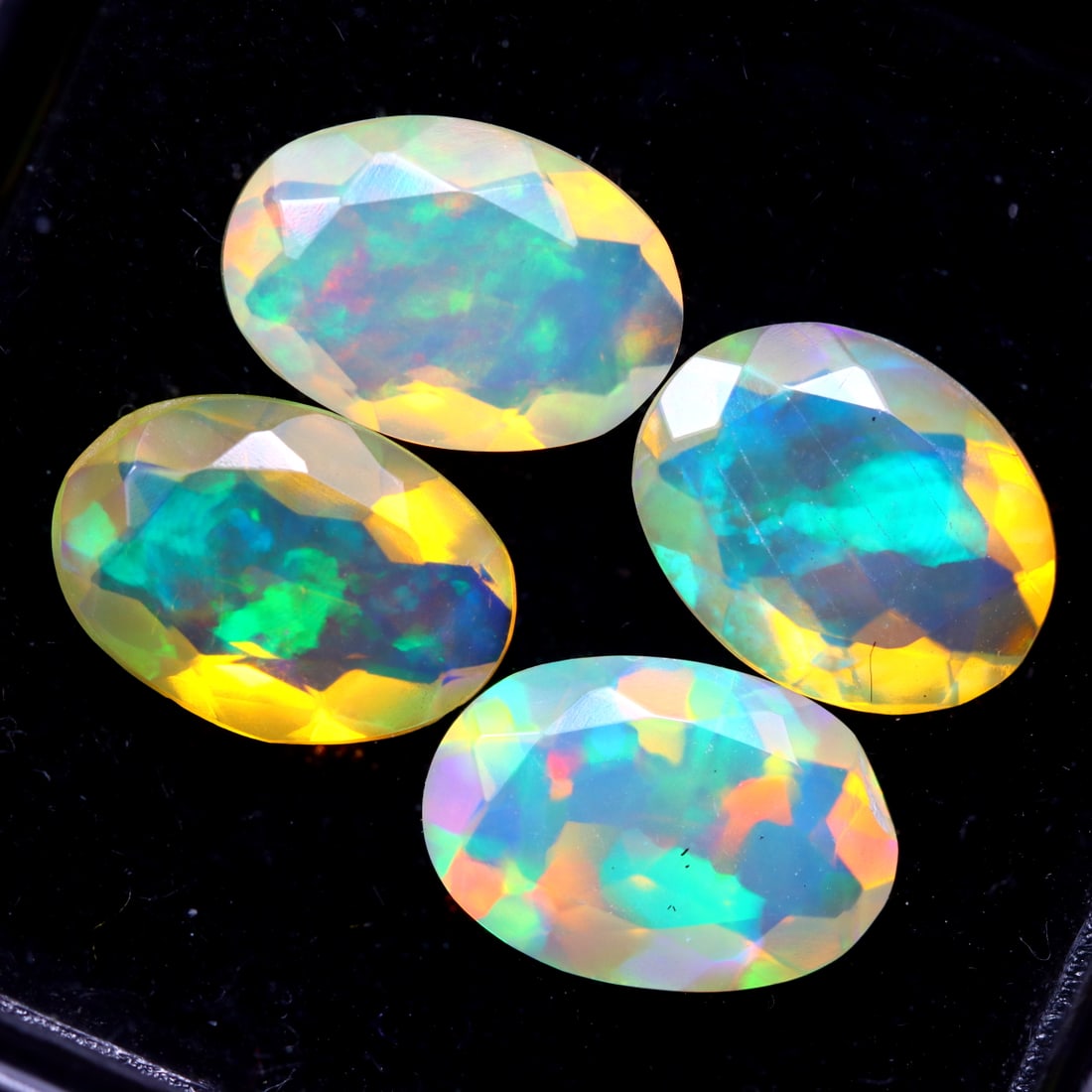 3.50Ct Natural Ethiopian Faceted Welo Opal Lot - Ethiopian Opal, 404MZ: Ksmith Jewels Global Welcome to our auction house, today auction brought to you by Ksmith Jewels Global based in Penang, Malaysia specialize in all kinds of opal and color gemstone both in manufacturi