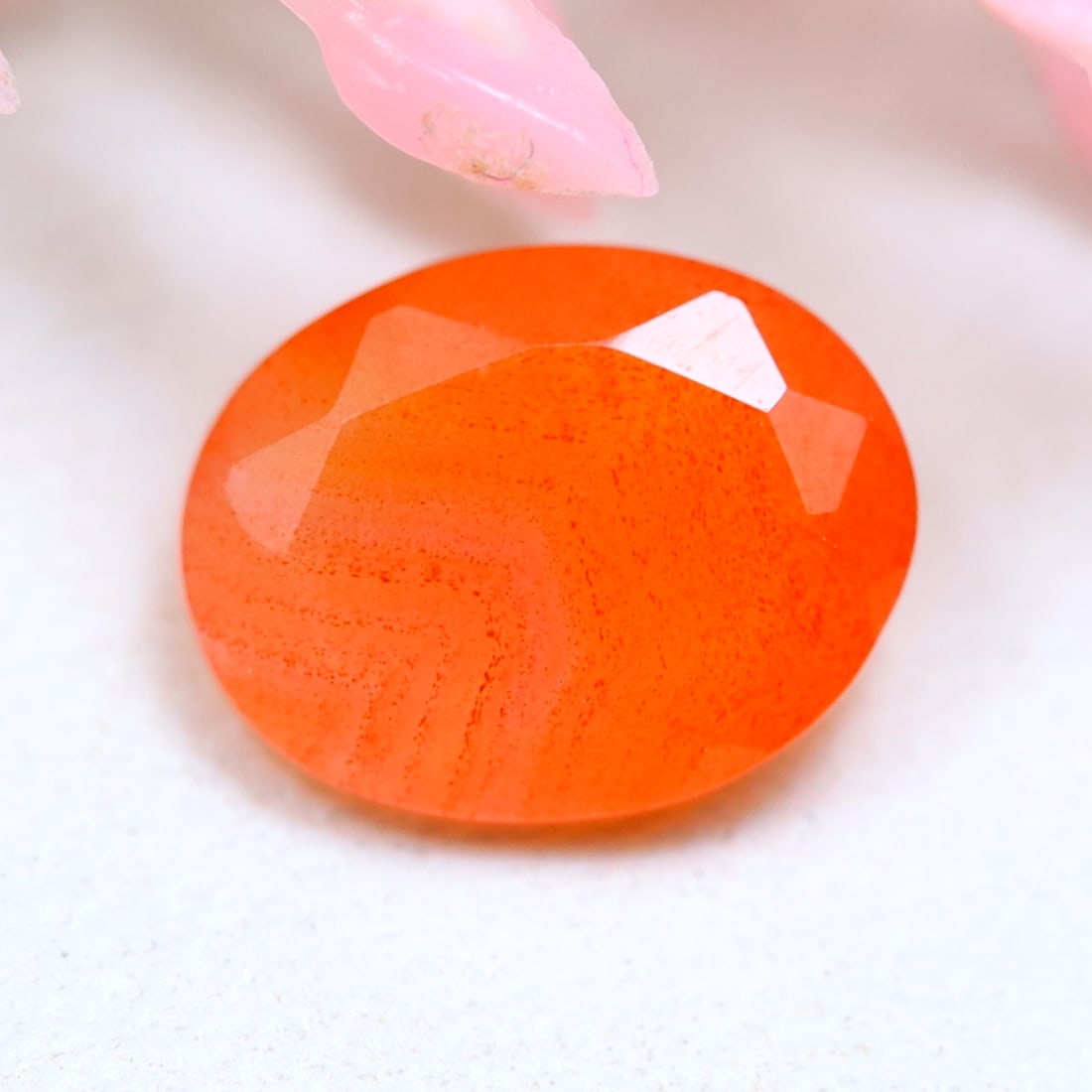 1.37Ct Natural Orange Carnelian Faceted Cut Gemstone, 538MZ: Ksmith Jewels Global Welcome to our auction house, today auction brought to you by Ksmith Jewels Global based in Penang, Malaysia specialize in all kinds of opal and color gemstone both in manufacturi