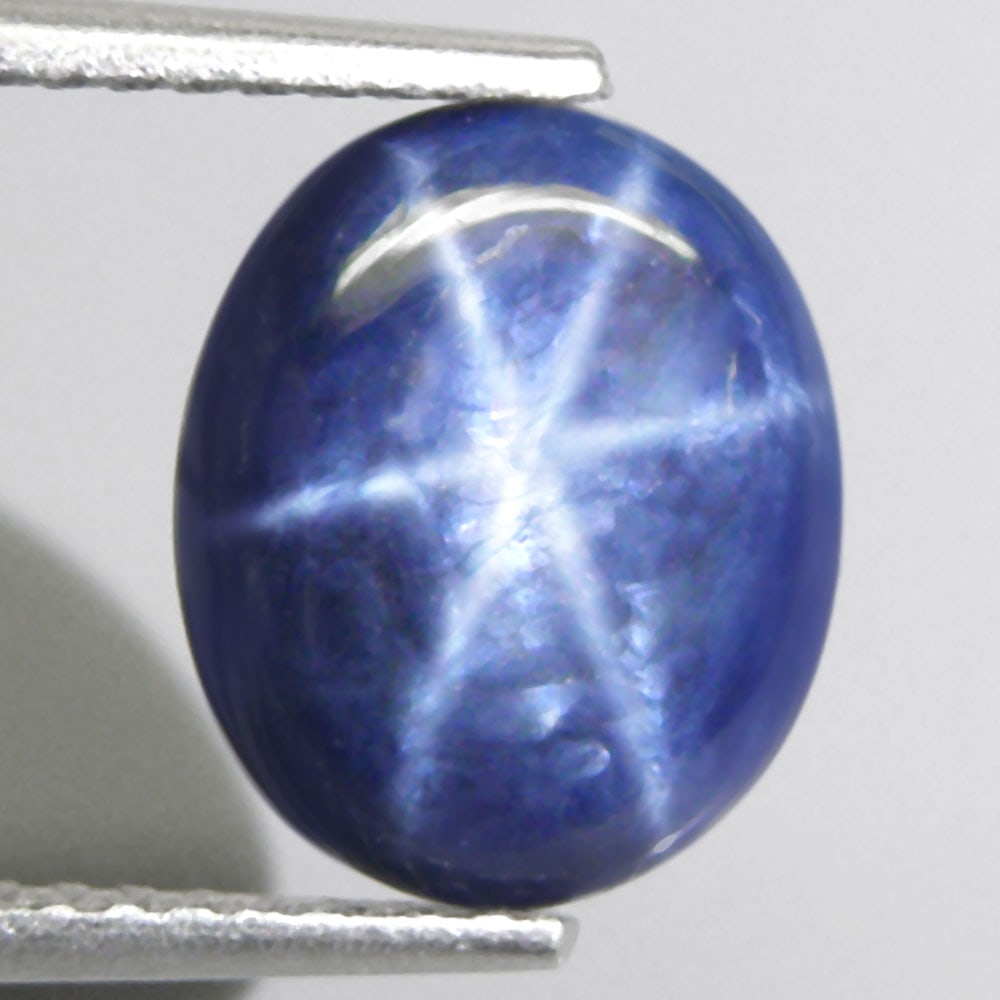 Star Sapphire 2.74Ct Natural Thailand Star Sapphire Blue 6 Rays Cabochon, 208A: Ksmith Jewels Global Welcome to our auction house, today auction brought to you by Ksmith Jewels Global based in Penang, Malaysia specialize in all kinds of opal and color gemstone both in manufacturi