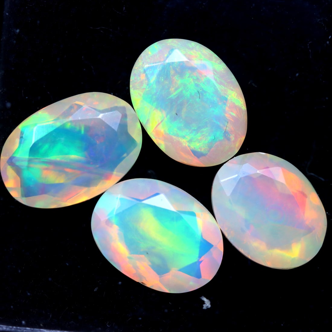 3.66Ct Natural Ethiopian Faceted Welo Opal Lot - Ethiopian Opal, 662MZ: Ksmith Jewels Global Welcome to our auction house, today auction brought to you by Ksmith Jewels Global based in Penang, Malaysia specialize in all kinds of opal and color gemstone both in manufacturi