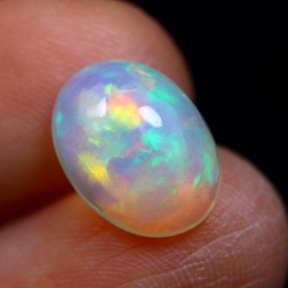 1.76Ct Natural Flashy Rainbow Ethiopian Welo Opal, 572MZ: Ksmith Jewels Global Welcome to our auction house, today auction brought to you by Ksmith Jewels Global based in Penang, Malaysia specialize in all kinds of opal and color gemstone both in manufacturi