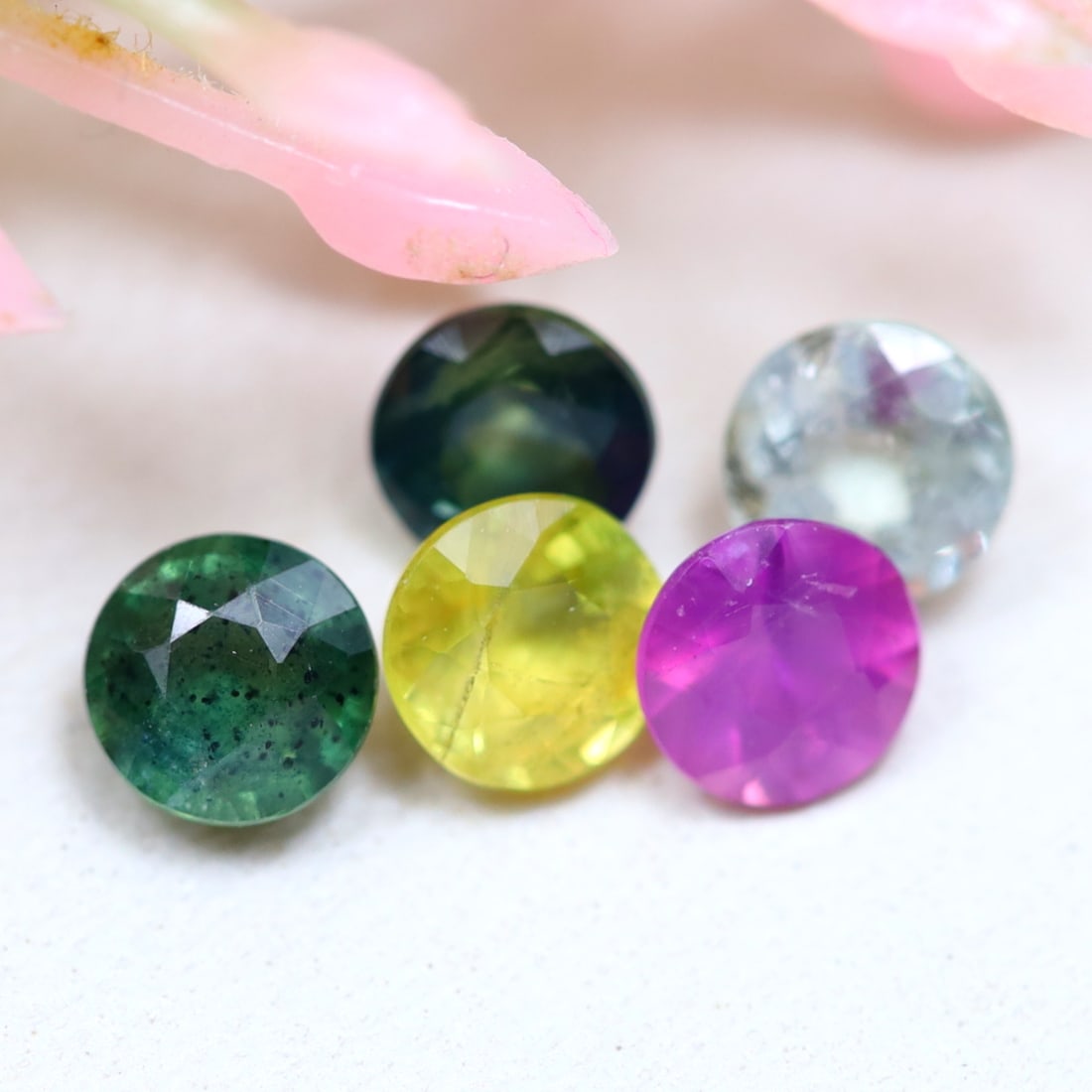 1.78Ct Natural Untreated Australia Fancy Sapphire Round Cut Lot, 243A (1 of 2)