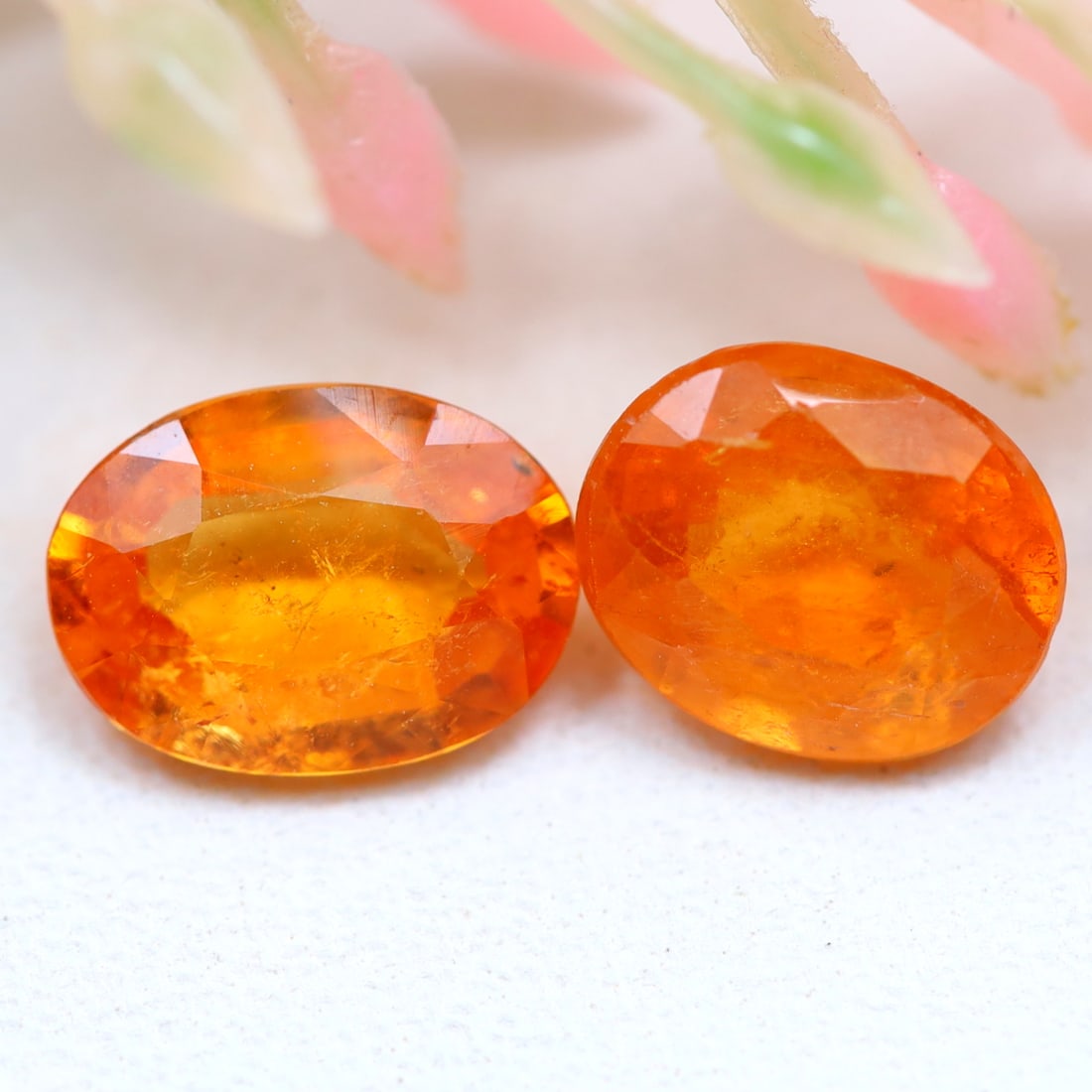 2.08Ct Natural Fanta Orange Spessartite Garnet Oval Faceted for Jewelry Making, 275A: Ksmith Jewels Global Welcome to our auction house, today auction brought to you by Ksmith Jewels Global based in Penang, Malaysia specialize in all kinds of opal and color gemstone both in manufacturi