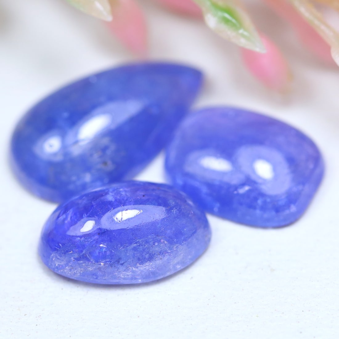 5.83Cts Natural Tanzanite Smooth Cabochon for Jewelry Making in Lot, 192MZ: Ksmith Jewels Global Welcome to our auction house, today auction brought to you by Ksmith Jewels Global based in Penang, Malaysia specialize in all kinds of opal and color gemstone both in manufacturi