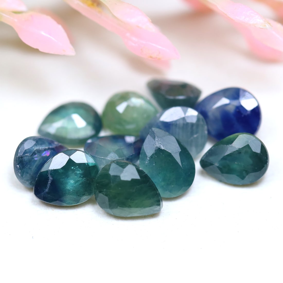 4.41Ct Natural Madagascar Heated Blue Green Sapphire Gemstone Lots, 1124B: Ksmith Jewels Global Welcome to our auction house, today auction brought to you by Ksmith Jewels Global based in Penang, Malaysia specialize in all kinds of opal and color gemstone both in manufacturi