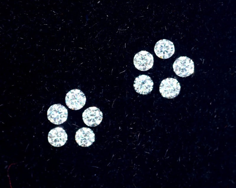 0.11Ct 1.3mm D-F Brilliant Round VS Loose Diamond 10pcs - Australian Diamond - Round Shape Lot, 296A: Ksmith Jewels Global Welcome to our auction house, today auction brought to you by Ksmith Jewels Global based in Penang, Malaysia specialize in all kinds of opal and color gemstone both in manufacturi