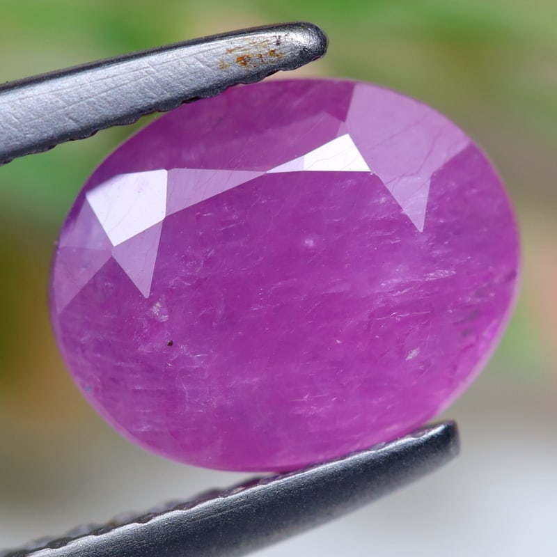 1.77Ct Natural Winza Heated Ruby Pinkish Red Oval Cut for Jewelry Making, 1143B: Ksmith Jewels Global Welcome to our auction house, today auction brought to you by Ksmith Jewels Global based in Penang, Malaysia specialize in all kinds of opal and color gemstone both in manufacturi