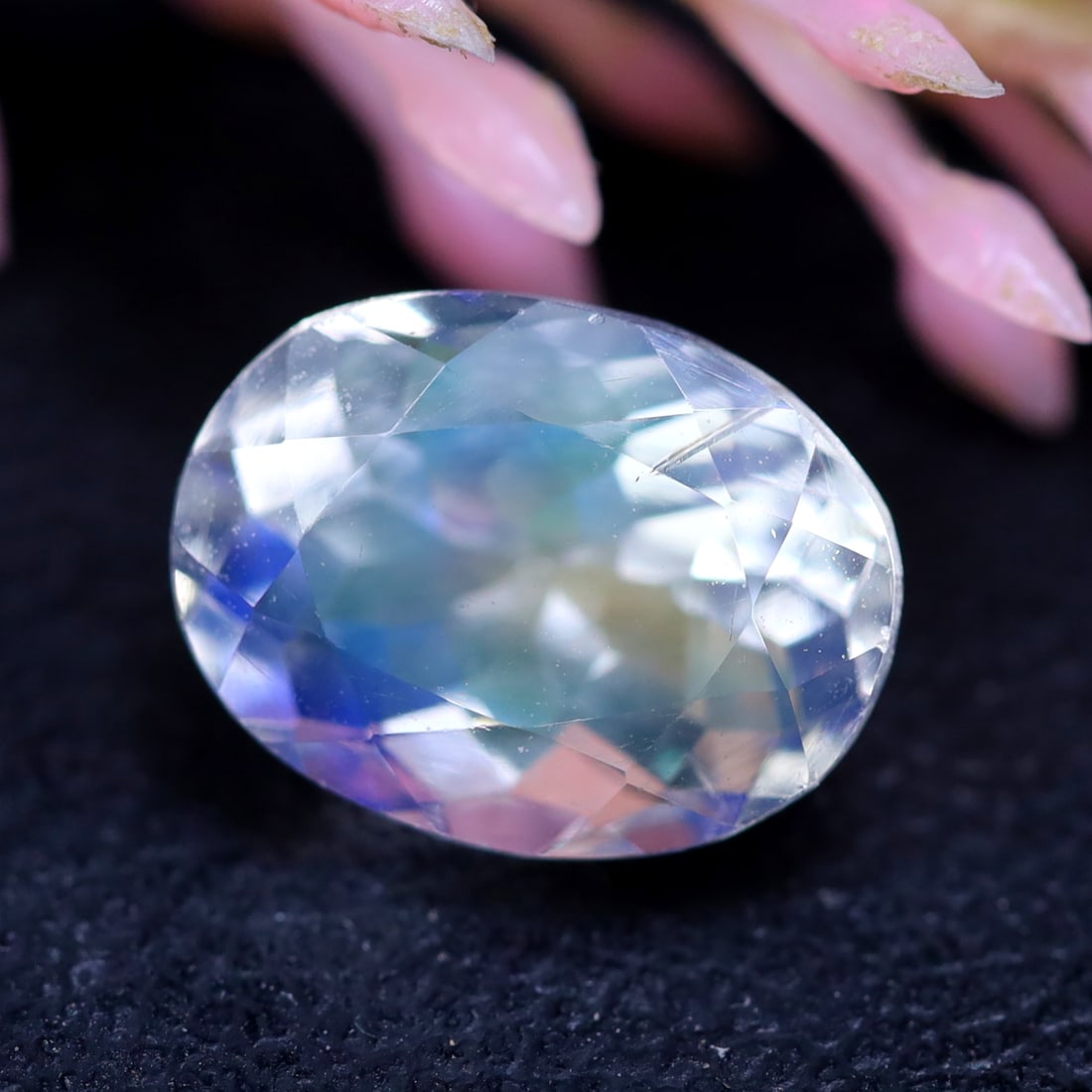 Madagascar Moonstone 2.44Ct Natural Flashy Ranbow Madagascar Moonstone for Jewelry, 868B: Ksmith Jewels Global Welcome to our auction house, today auction brought to you by Ksmith Jewels Global based in Penang, Malaysia specialize in all kinds of opal and color gemstone both in manufacturi