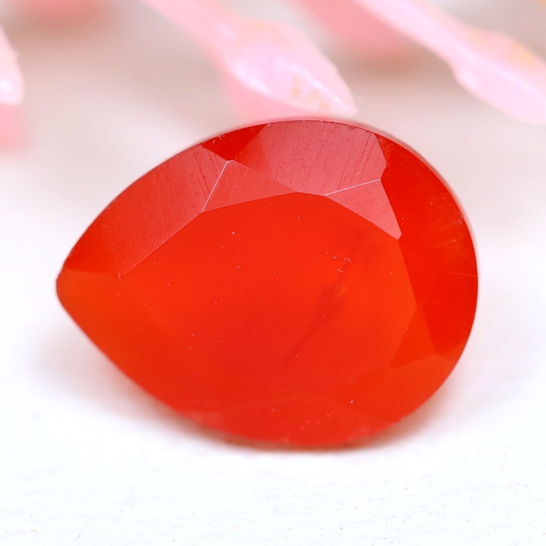 1.57Ct Natural Untreated Orange Carnelian Faceted Cut Sri Lanka, 1092MZ: Ksmith Jewels Global Welcome to our auction house, today auction brought to you by Ksmith Jewels Global based in Penang, Malaysia specialize in all kinds of opal and color gemstone both in manufacturi