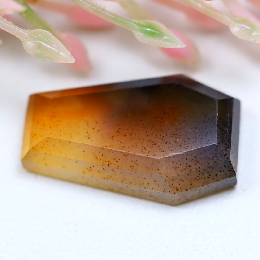 Agate 6.09Ct Step Cut Natural Untreated Montana Agate, 108MZ: Ksmith Jewels Global Welcome to our auction house, today auction brought to you by Ksmith Jewels Global based in Penang, Malaysia specialize in all kinds of opal and color gemstone both in manufacturi