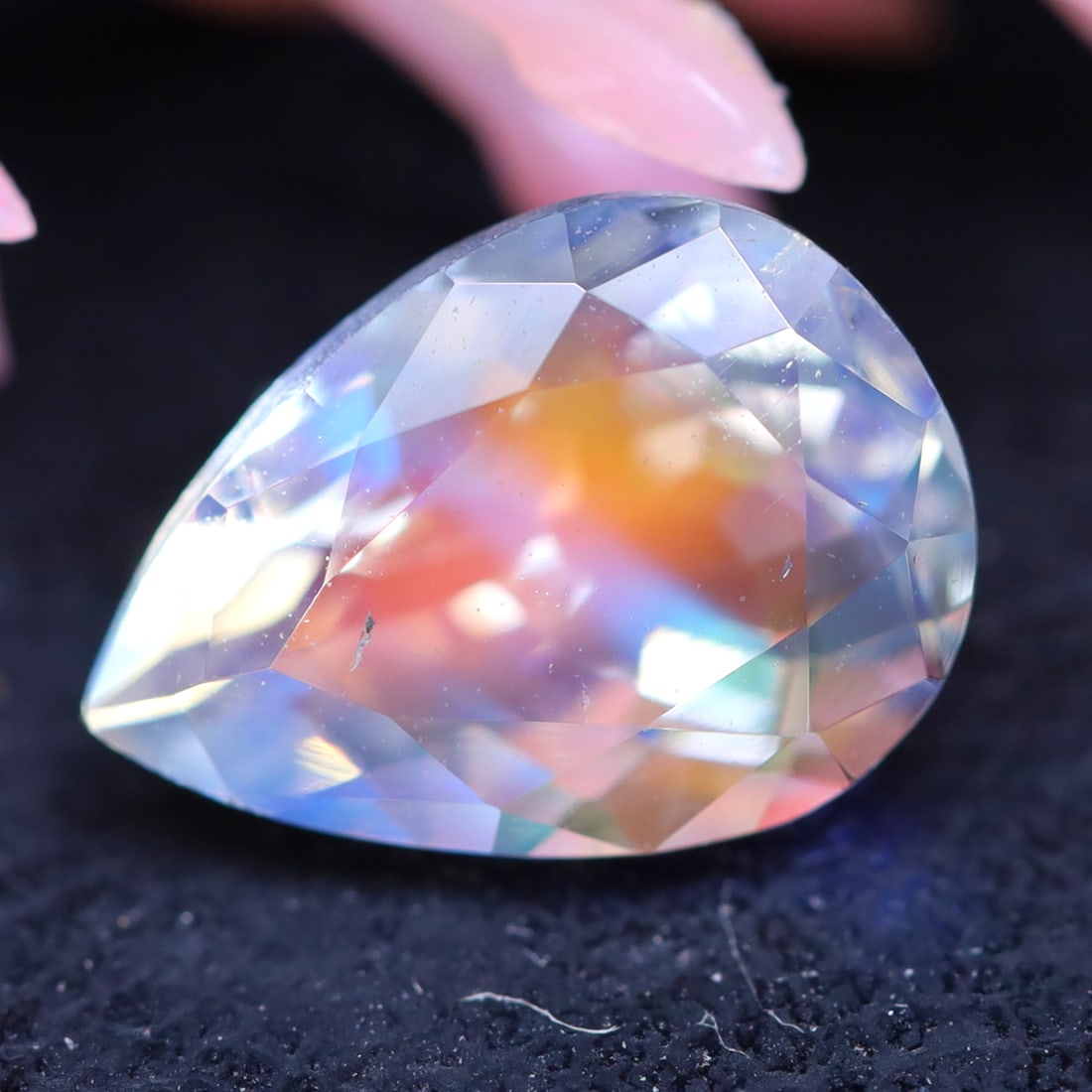 Madagascar Moonstone 1.72Ct Natural Flashy Ranbow Madagascar Moonstone for Jewelry, 788MZ: Ksmith Jewels Global Welcome to our auction house, today auction brought to you by Ksmith Jewels Global based in Penang, Malaysia specialize in all kinds of opal and color gemstone both in manufacturi