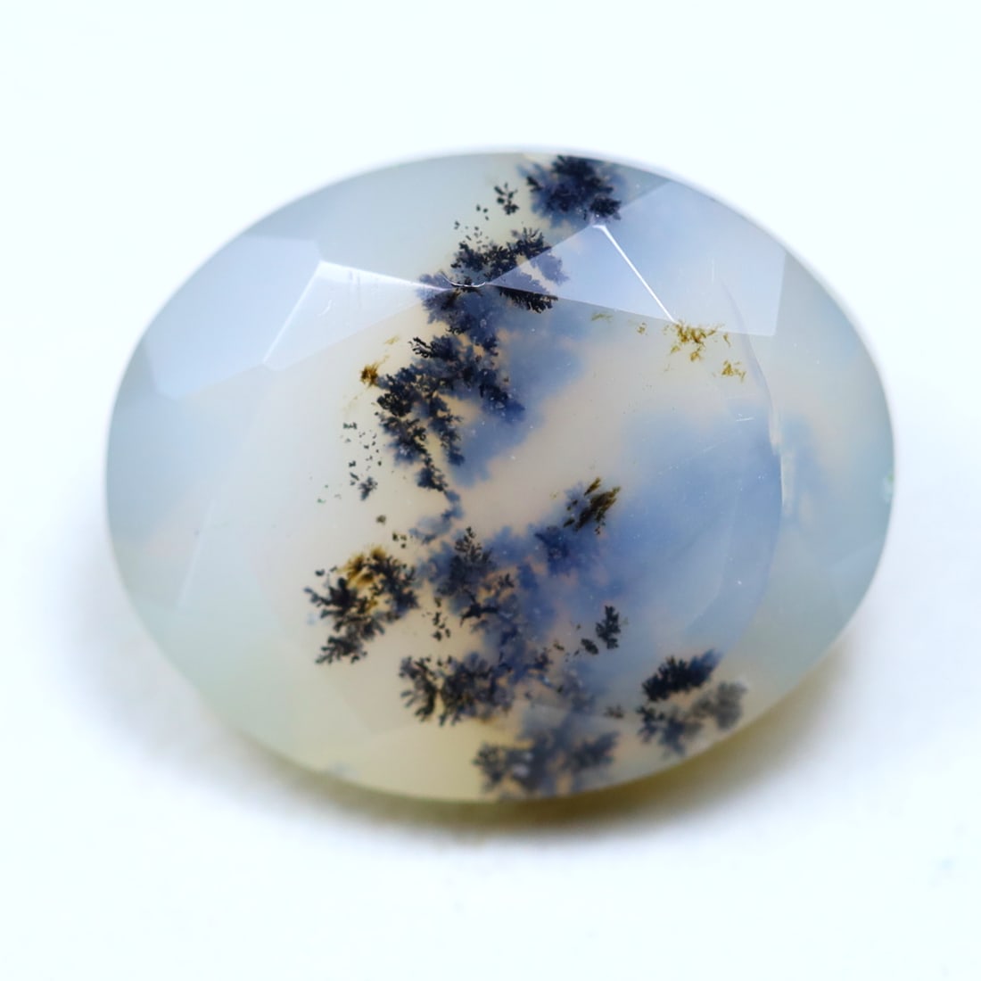 Dendrite Opal 4.30Ct Oval Cut Natural Faceted Dendrite Opal OT6940, 554A: Ksmith Jewels Global Welcome to our auction house, today auction brought to you by Ksmith Jewels Global based in Penang, Malaysia specialize in all kinds of opal and color gemstone both in manufacturi