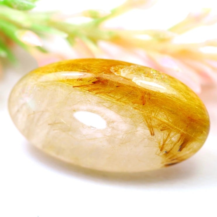 Rutile Quartz 16.66Ct Natural Unheated Africa Golden Rutile Quartz, 503B (1 of 2)