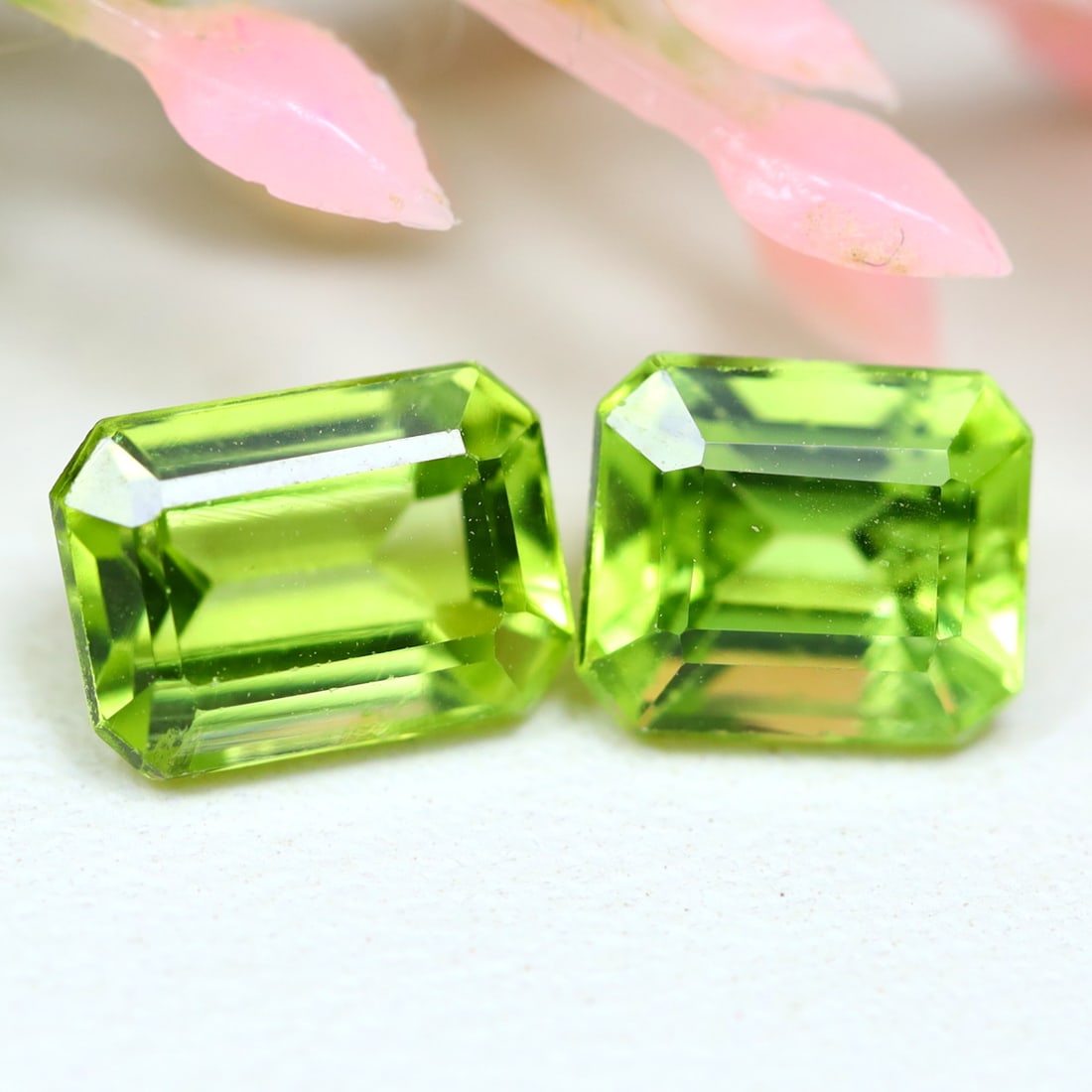 2.26Ct Natural Green Peridot Gemstone In Lot - Pakistan Gemstone - Rectangular Gemstone, 3MZ: Ksmith Jewels Global Welcome to our auction house, today auction brought to you by Ksmith Jewels Global based in Penang, Malaysia specialize in all kinds of opal and color gemstone both in manufacturi