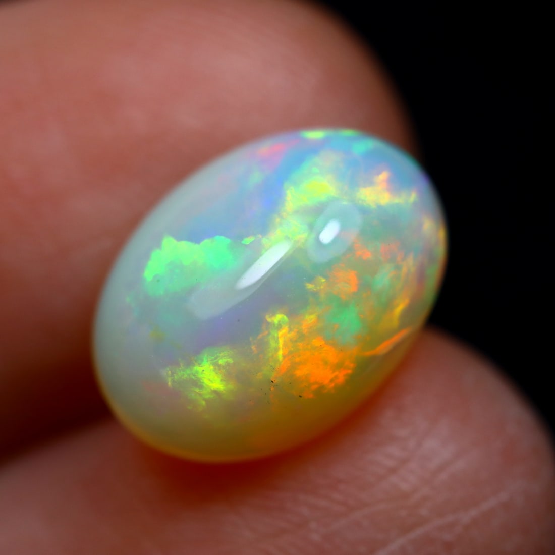 2.57Ct Natural Flashy Rainbow Ethiopian Welo Opal, 246MZ: Ksmith Jewels Global Welcome to our auction house, today auction brought to you by Ksmith Jewels Global based in Penang, Malaysia specialize in all kinds of opal and color gemstone both in manufacturi