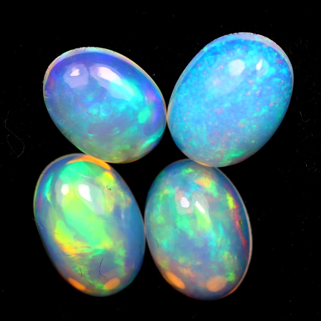 5.36Ct Natural Ethiopian Welo Opal Lot - Ethiopian Opal Cabochon, 541MZ: Ksmith Jewels Global Welcome to our auction house, today auction brought to you by Ksmith Jewels Global based in Penang, Malaysia specialize in all kinds of opal and color gemstone both in manufacturi
