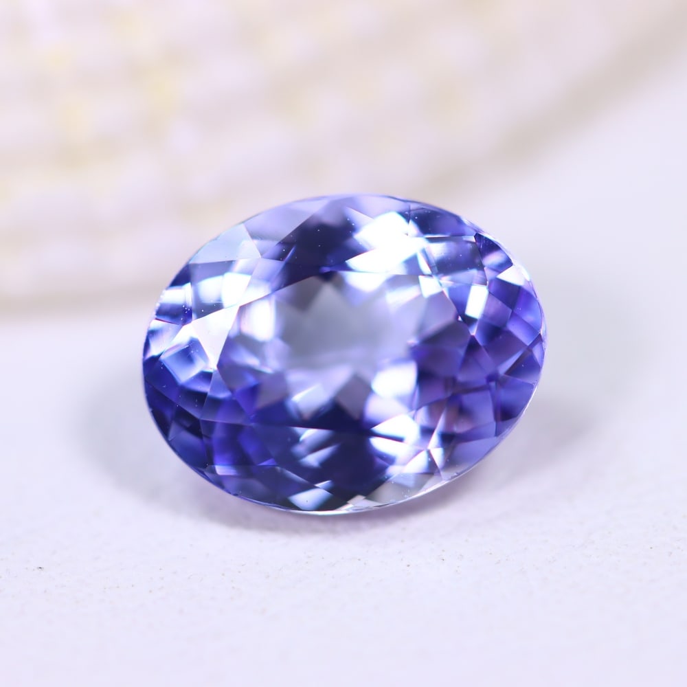 1.85Ct Tanzanite - Polished Faceted - Oval Faceted , 291E: Ksmith Heritage Auctioneers Subject: Natural Tanzanite Origin: Tanzania Carat Weight: 1.85Ct Dimension: 8.7 x 6.8 x 4.1 mm Treatment: Heated Shape: Oval Type: Fa