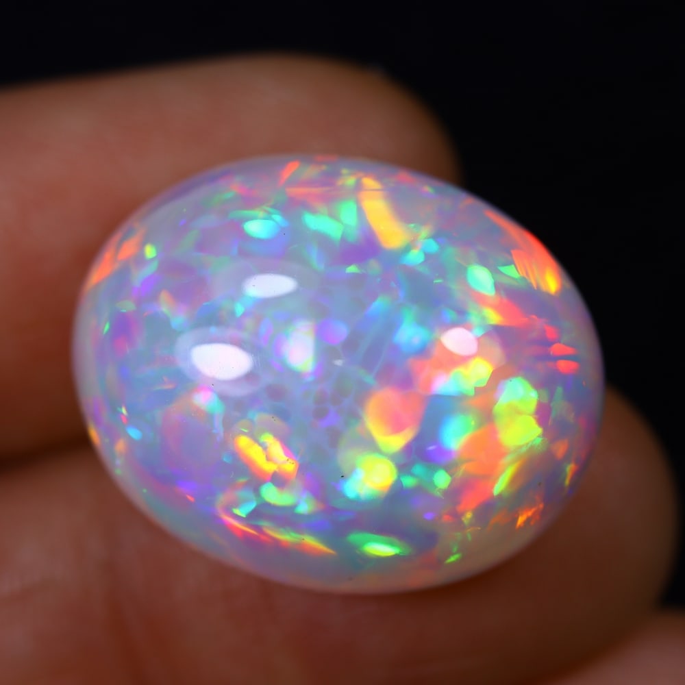 *22.76Ct Welo Opal Polished - Ethiopian Opal , 396E (1 of 9)