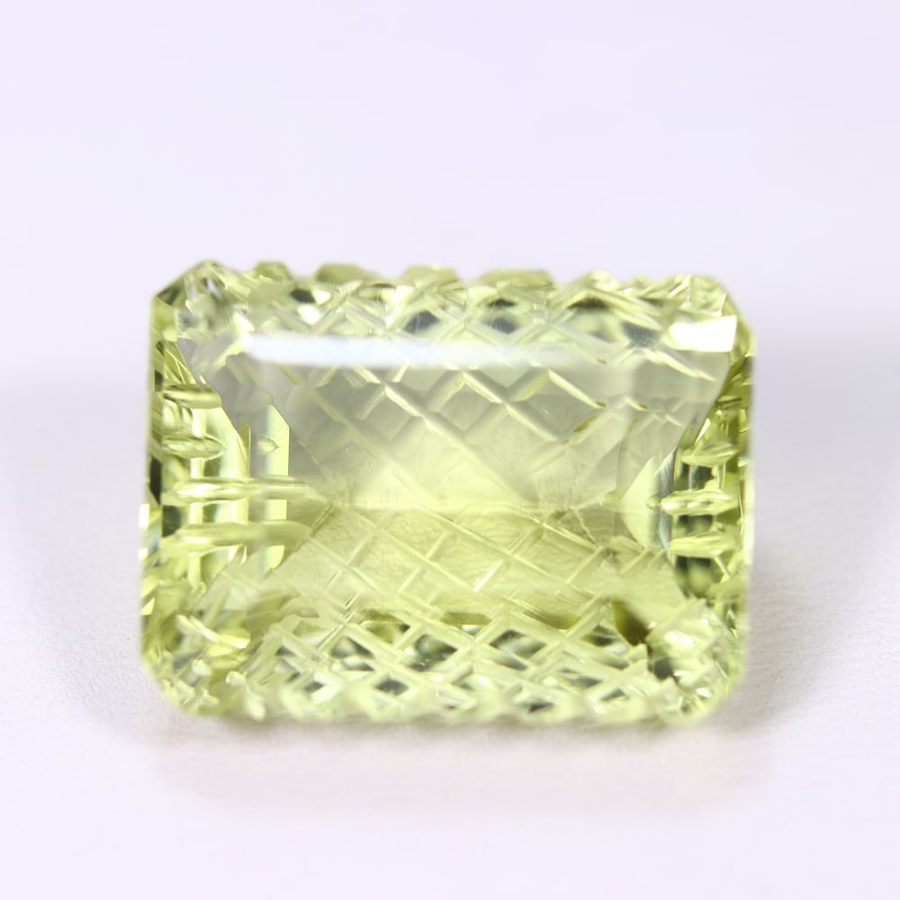 39.51Ct Lemon Carving Quartz - Polished Carving , 814E (1 of 4)