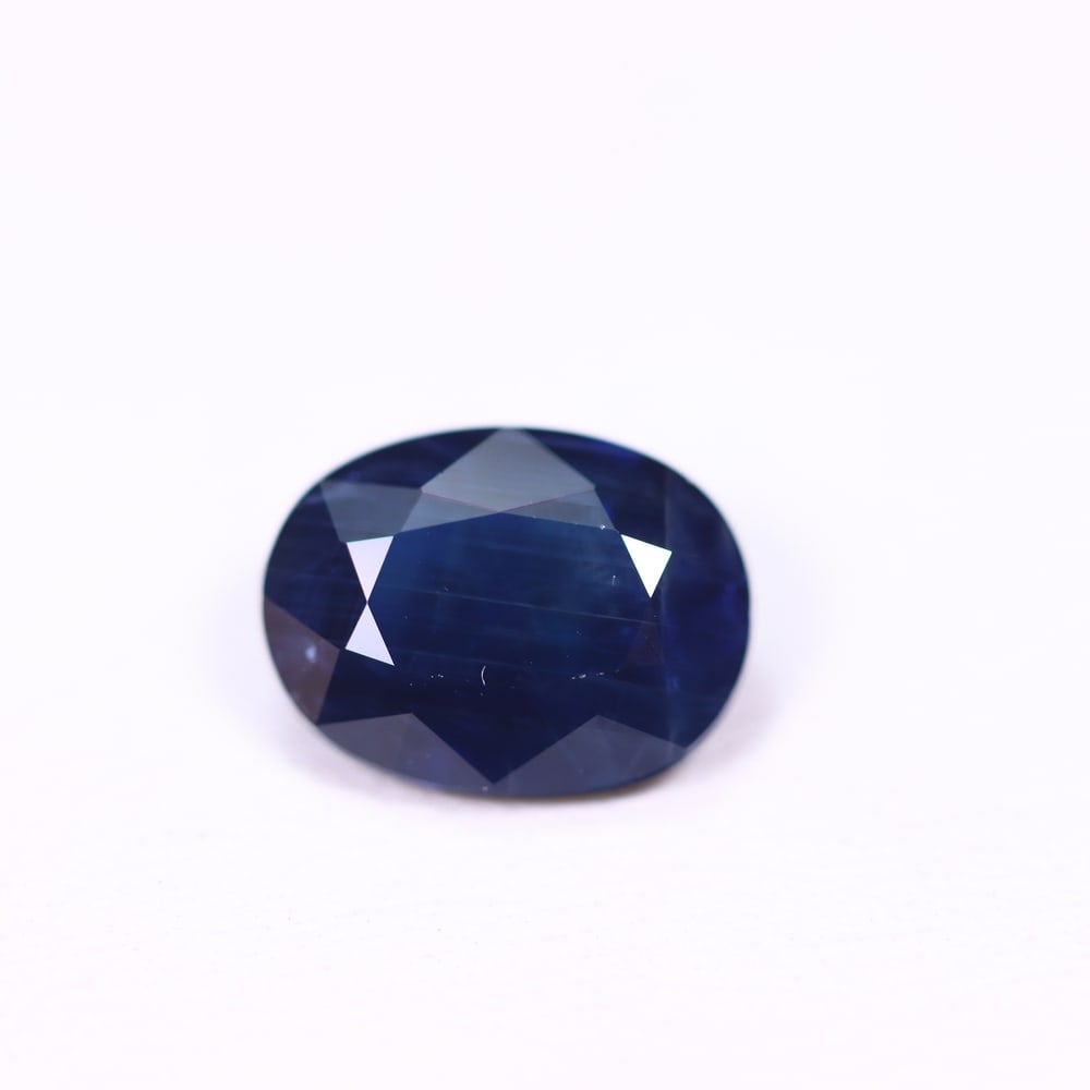 *1.90Ct Heated Blue Sapphire - Polished Faceted , 324C (1 of 4)