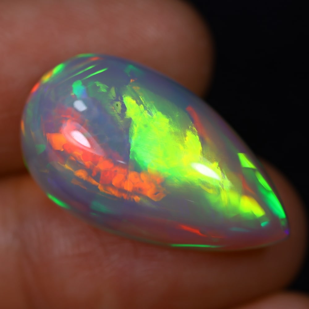 *12.30Ct Welo Opal Polished - Ethiopian Opal , 93E (1 of 6)