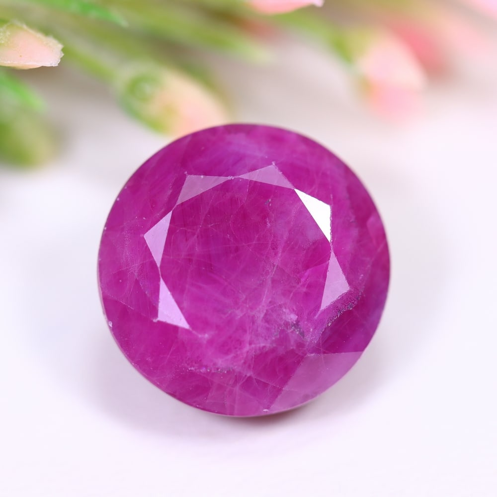 15.15Ct Red Ruby - Polished Faceted , 324E (1 of 3)