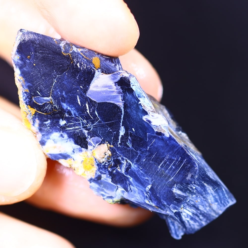 53.68Ct Pietersite Slab - Gemstone Crystal - Freeform Slice, 440B: Ksmith Heritage Auctioneers Subject: Natural Pietersite Origin: Namibia, South Africa Carat Weight: 53.68Ct Dimension: 49.8 x 22.4 x 6.6 mm Treatment: Natural Untreated Shape: