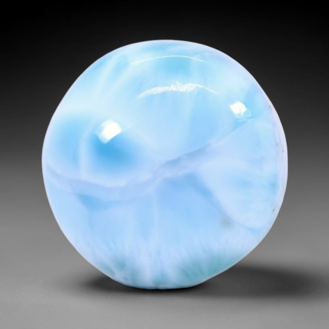 *13.18Ct Natural Larimar - Polished Cabochon , 232C (1 of 2)