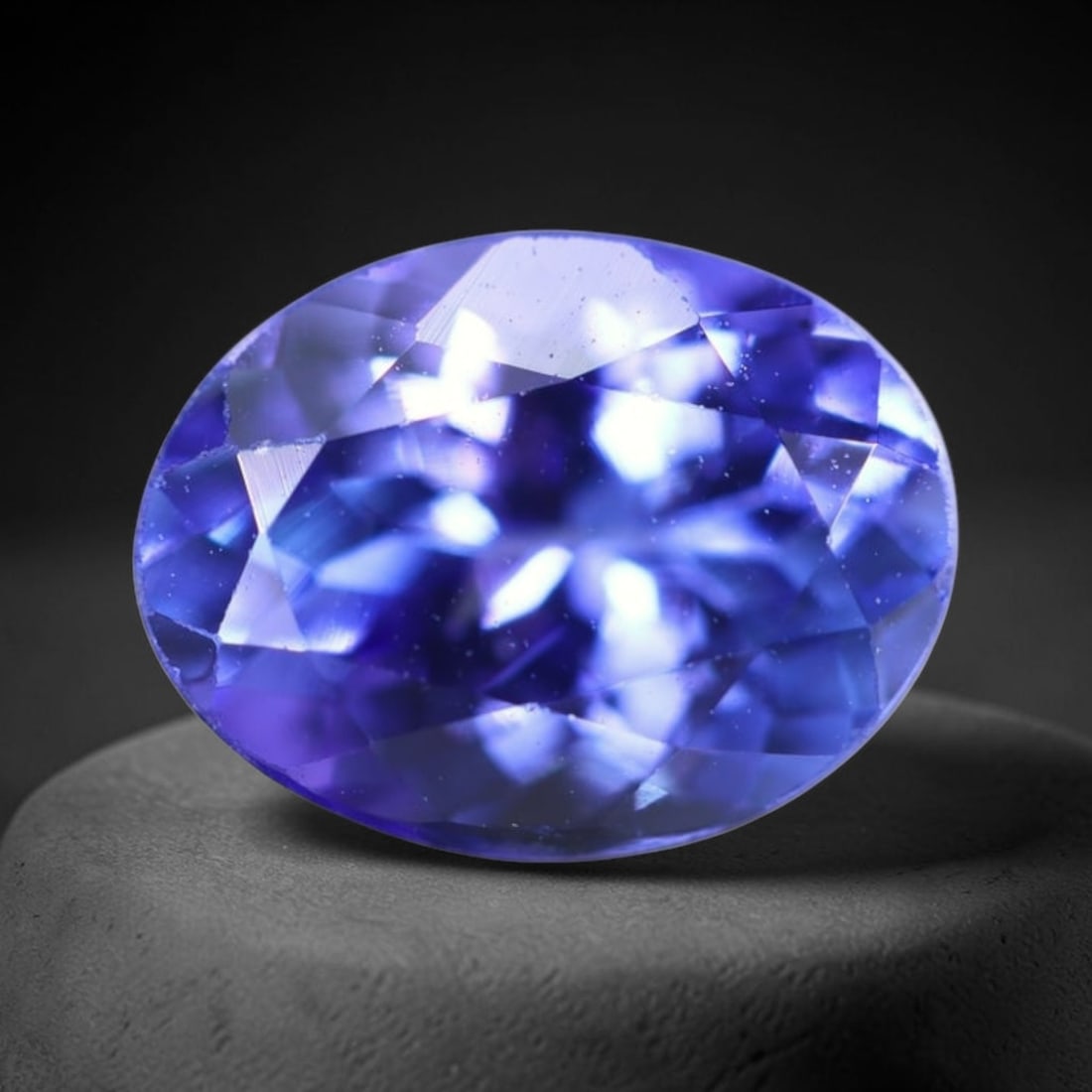 1.78Ct Tanzanite Faceted - Oval Polished , 103B (1 of 2)