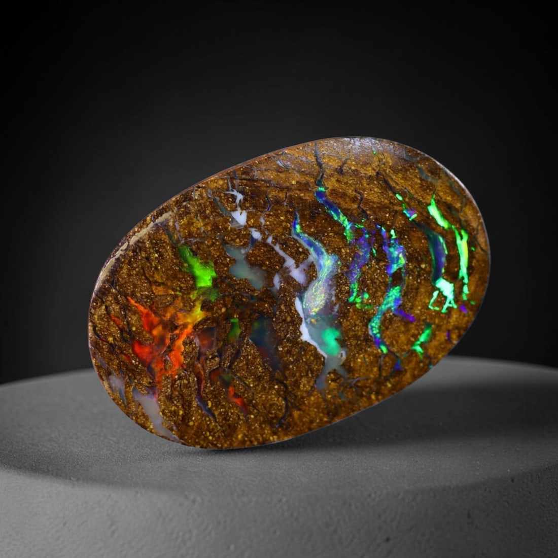 *4.45Ct Boulder Opal - Australian Opal , 198C (1 of 8)