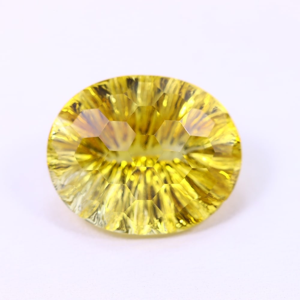 14.57Ct Citrine - Special Cut - Faceted Polished, 1074B: Ksmith Heritage Auctioneers Subject: Natural Citrine Origin: Brazil Carat Weight: 14.57Ct Dimension: 18.3 x 15 x 10.1 mm Treatment: Untreated Type: Faceted, Polished