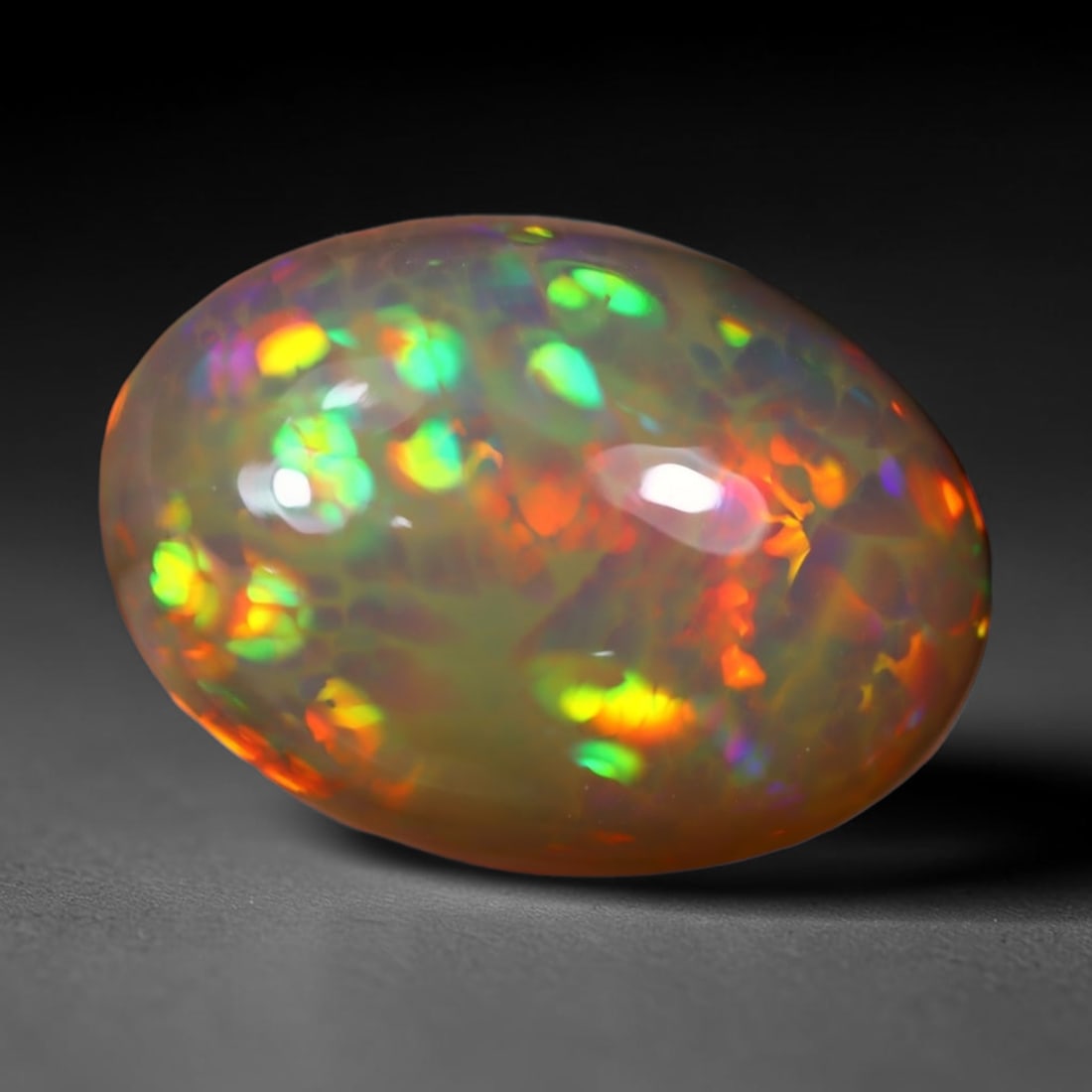 *11.85Ct Welo Opal Polished - Ethiopian Opal , 477E (1 of 9)