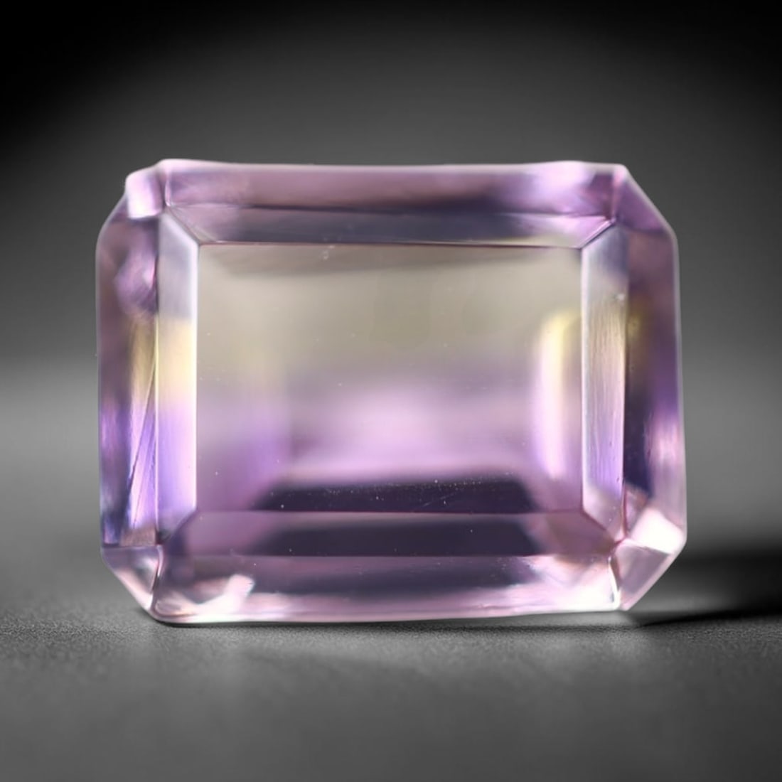 2.07Ct Ametrine - Polished Faceted - Rectangle Faceted , 600E (1 of 2)