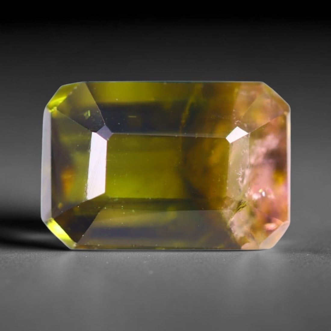 2.45cts Natural Watermelon Tourmaline - Bi-Colour Faceted Cut , 67E: Ksmith Heritage Auctioneers Subject: Natural Tourmaline Origin: Africa Carat Weight: 2.45 cts Dimension: 8.4x5.7x4.8 mm Type: Faceted, Polished