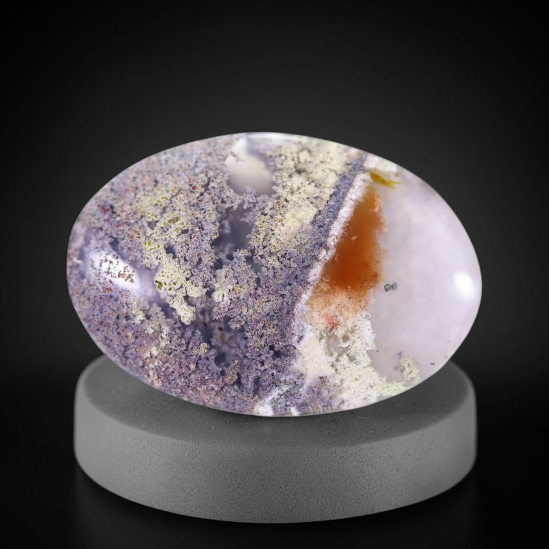 29.90Ct Moss Agate Cabochon - Polished - 31x21mm Approx , 320E: Ksmith Heritage Auctioneers Subject: Natural Agate Treatment: Natural Untreated Type: Cabochon, Polished