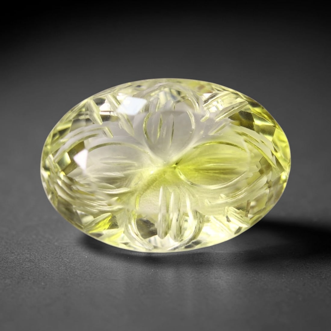 34.34Ct Lemon Carving Quartz - Polished Carving , 174E (1 of 4)