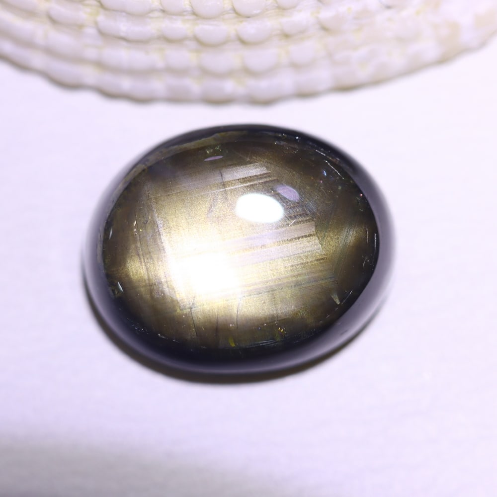 9.07cts 6 Rays Black Star Sapphire , 795E (1 of 2)