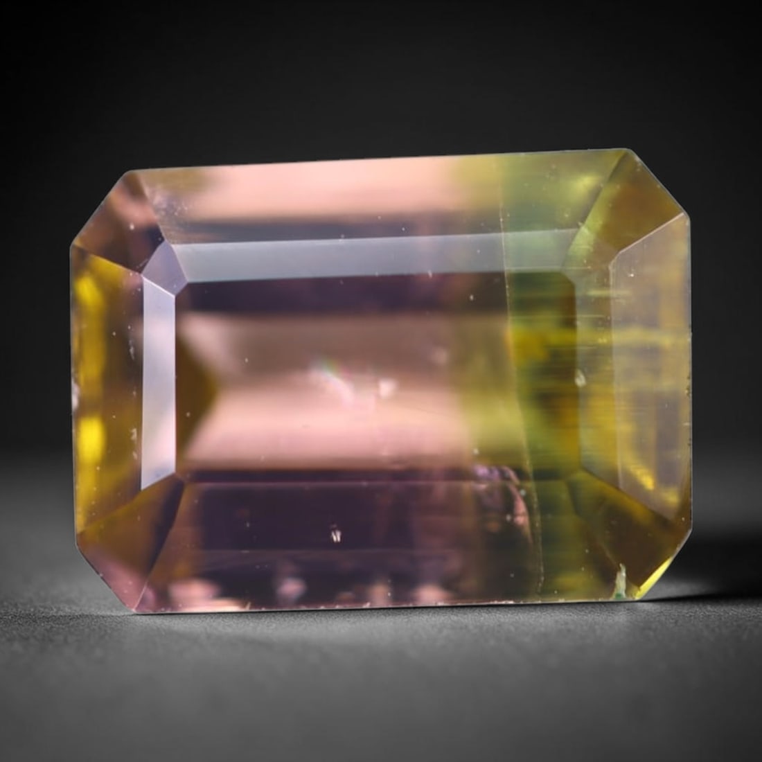 2.17cts Natural Watermelon Tourmaline - Bi-Colour Faceted Cut, 433B: Ksmith Heritage Auctioneers Subject: Natural Tourmaline Origin: Africa Carat Weight: 2.17cts Dimension: 8.3x6x4.7 mm Type: Faceted, Polished