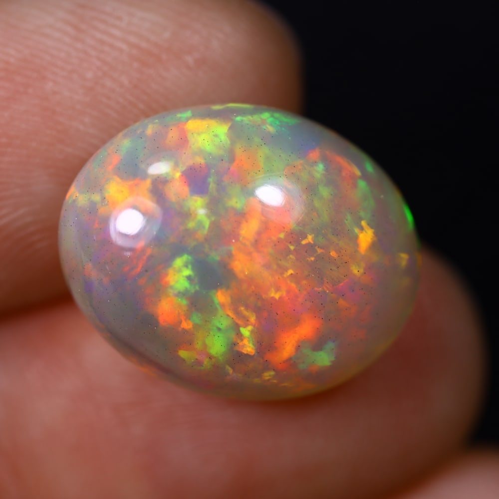 *8.01Ct Welo Opal Polished - Ethiopian Opal , 417C (1 of 8)