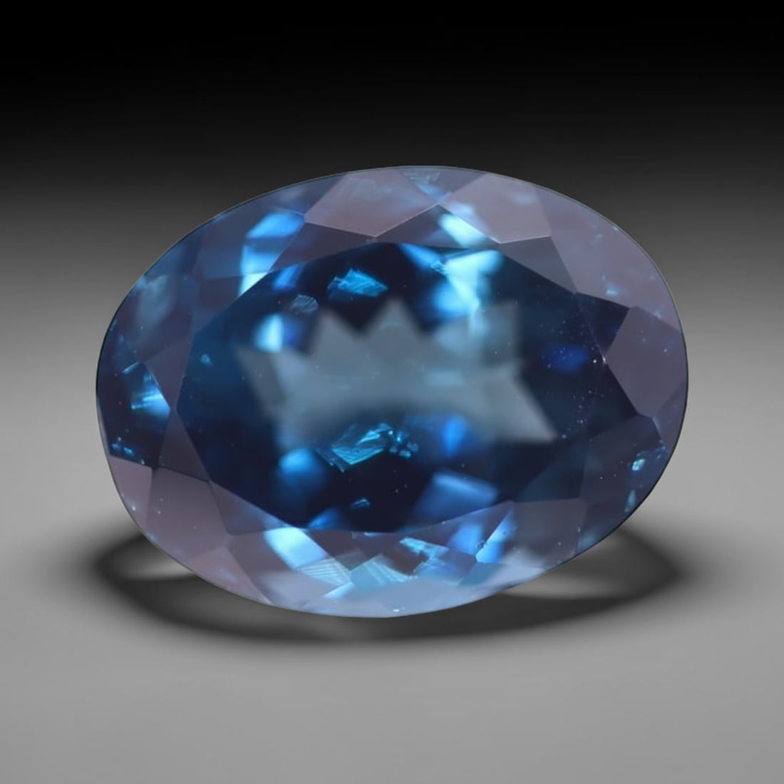 *13.84Ct London Blue Topaz - Polished Faceted , 214C: Ksmith Heritage Auctioneers Subject: Natural Blue Topaz Origin: Myanmar Carat Weight: 13.84Ct Dimension: 15.8x11.9x9.1 mm Treatment: Irridiated Type: Faceted, Polished